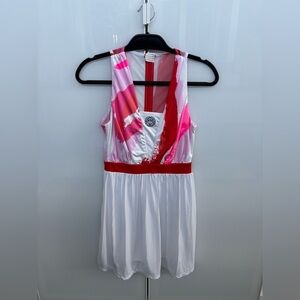 Stylish Pink and White tennis Dress